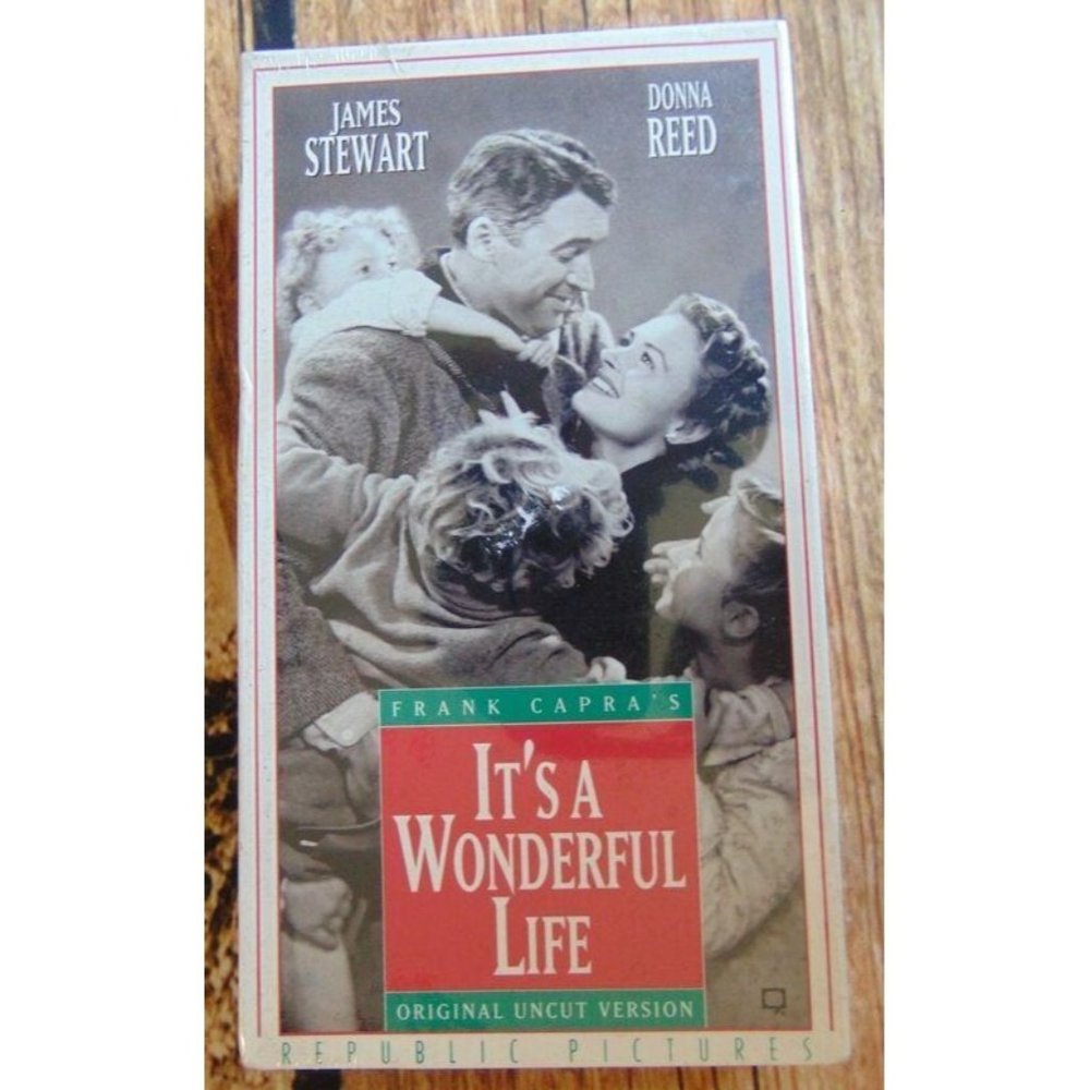 It’s A Wonderful Life Movie VHS Original Uncut